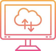 cloud computing vector icon