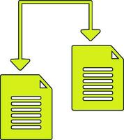 het dossier sharing vector icoon