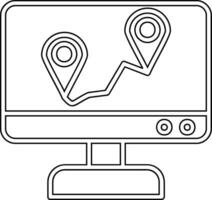 locatie vector pictogram