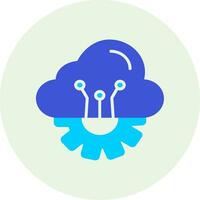 cloud computing vector icon