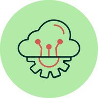 cloud computing vector icon