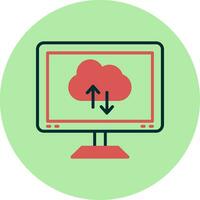 cloud computing vector icon