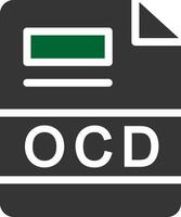 ocd creatief icoon ontwerp vector