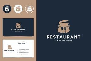 keuken voedsel negatief ruimte logo ontwerp