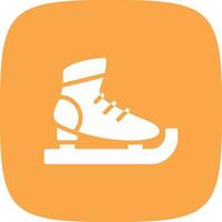 ijs skates creatief icoon ontwerp vector