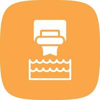 water basketbal creatief icoon ontwerp vector