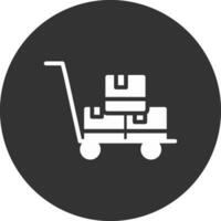 trolley creatief icoon ontwerp vector