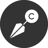 kunai creatief icoon ontwerp vector