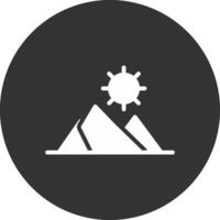 bergen creatief icoon ontwerp vector
