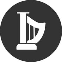harp creatief icoon ontwerp vector