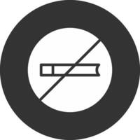 Nee roken creatief icoon ontwerp vector