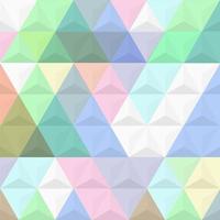 3D-gekleurde achtergrond van piramides vector