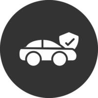 auto verzekering creatief icoon ontwerp vector
