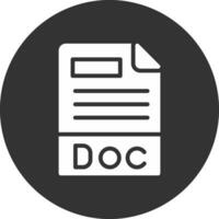 doc het dossier formaat creatief icoon ontwerp vector