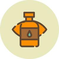 water fles creatief icoon ontwerp vector
