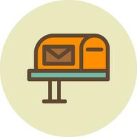 mail doos creatief icoon ontwerp vector