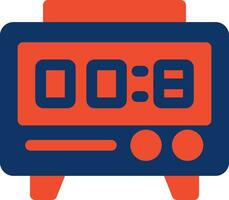 digitaal stopwatch creatief icoon ontwerp vector