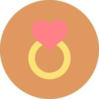 verloving ring creatief icoon ontwerp vector