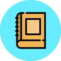 dagboek creatief icoon ontwerp vector