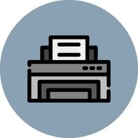 printer creatief icoon ontwerp vector