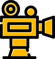 video camera creatief icoon ontwerp vector