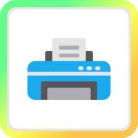 printer creatief icoon ontwerp vector