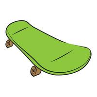 skateboard icoon logo vector ontwerp sjabloon