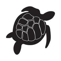 schildpad icoon logo vector ontwerp sjabloon