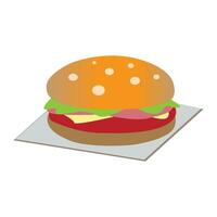 hamburgers icoon logo vector ontwerp sjabloon