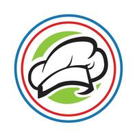 chef icoon logo vector ontwerp sjabloon