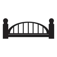 brug icoon logo vector ontwerp sjabloon