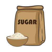 suiker icoon logo vector ontwerp sjabloon