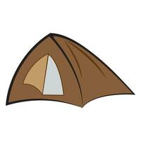 tent icoon logo vector ontwerp sjabloon