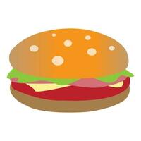 hamburgers icoon logo vector ontwerp sjabloon