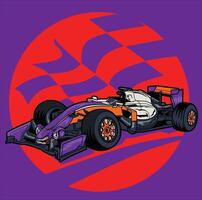 Formule 1-voertuig vector