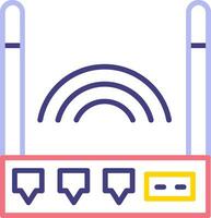 router vector pictogram