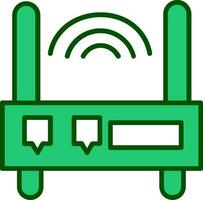 Wifi router vector icoon