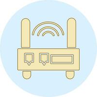 Wifi router vector icoon