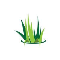 gras logo vector sjabloon