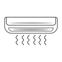 lucht conditioning icoon logo vector ontwerp sjabloon
