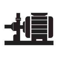 water pomp machine icoon logo vector ontwerp sjabloon