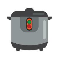 rijst- kookplaat icoon logo vector ontwerp sjabloon