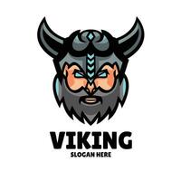 viking mascotte logo esports illustratie vector