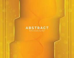 futuristische geel abstract gaming achtergrond met goud lijnen en schaduw, meetkundig vorm overlappen lagen, grafisch patroon banier sjabloon ontwerp vector