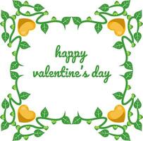 valentijnsdag dag achtergrond ontwerp met hart stickers verspreide vector