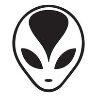 ai gegenereerd buitenaards wezen iconisch logo vector illustratie.