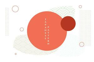 abstract Japans Aziatisch decoratief achtergrond ontwerp vector