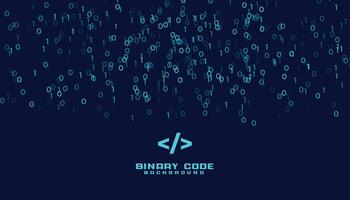 binair code algoritme digitaal gegevens achtergrond vector