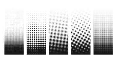abstract grunge halftone vervormde vormen achtergrondontwerp vector