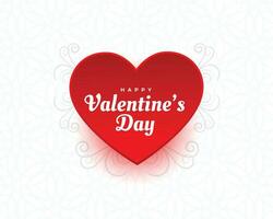 valentijnsdag dag hart achtergrond met decoratie vector